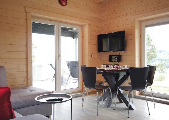 Vakantiehuis Wellnorama 1 - Wellnessferienhaus Mit Pool, Sauna Und Eigenem Whirlpool Mitten In Deutschland