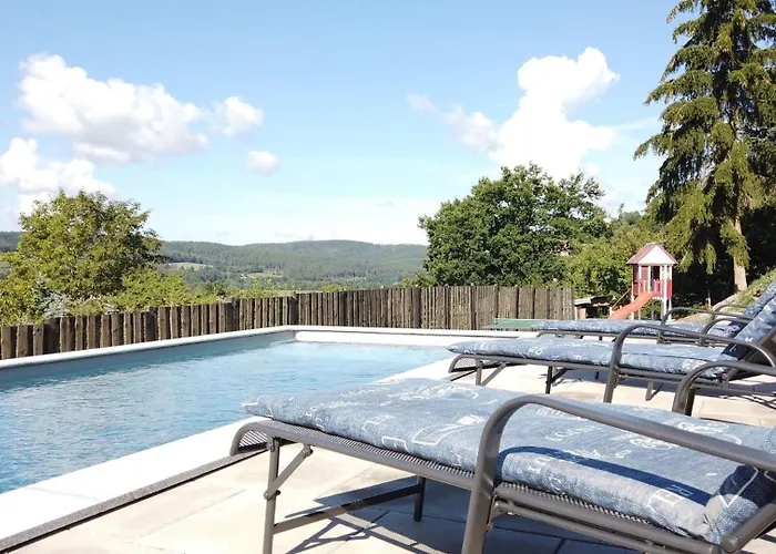 Vakantiehuis Wellnorama 1 - Wellnessferienhaus Mit Pool, Sauna Und Eigenem Whirlpool Mitten In Deutschland *